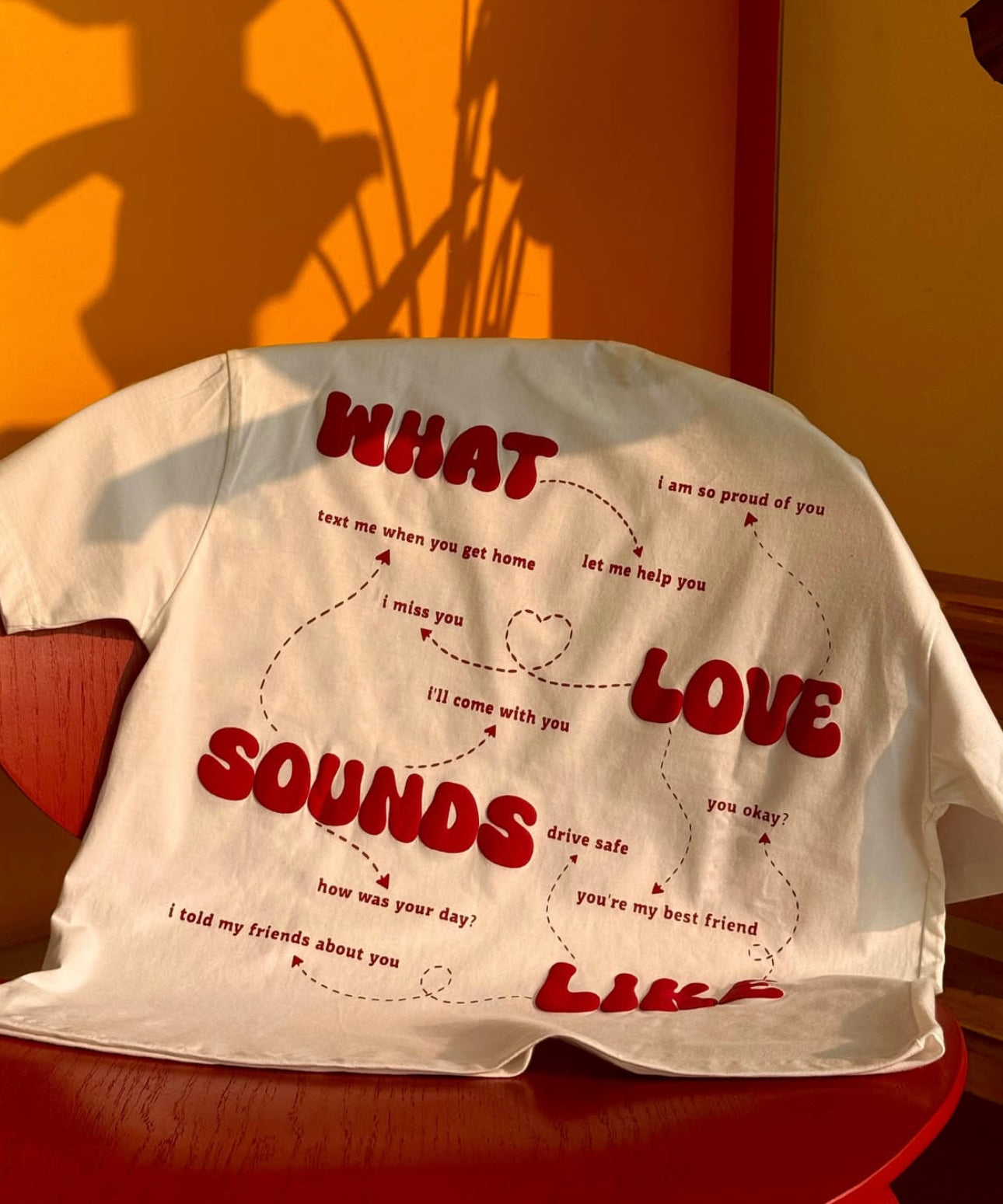 What Love Sounds Like Oversized T-shirt